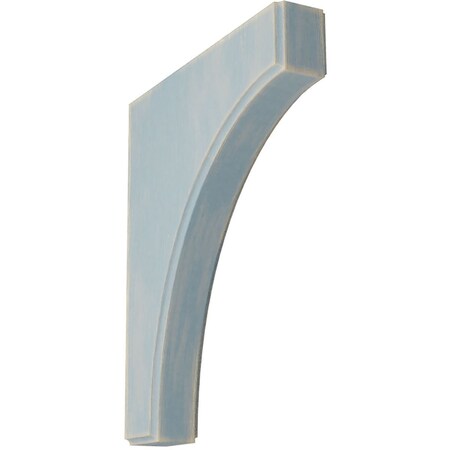 1 3/4W X 10D X 12H Clarksville Wood Vintage Decor Bracket, Driftwood Blue